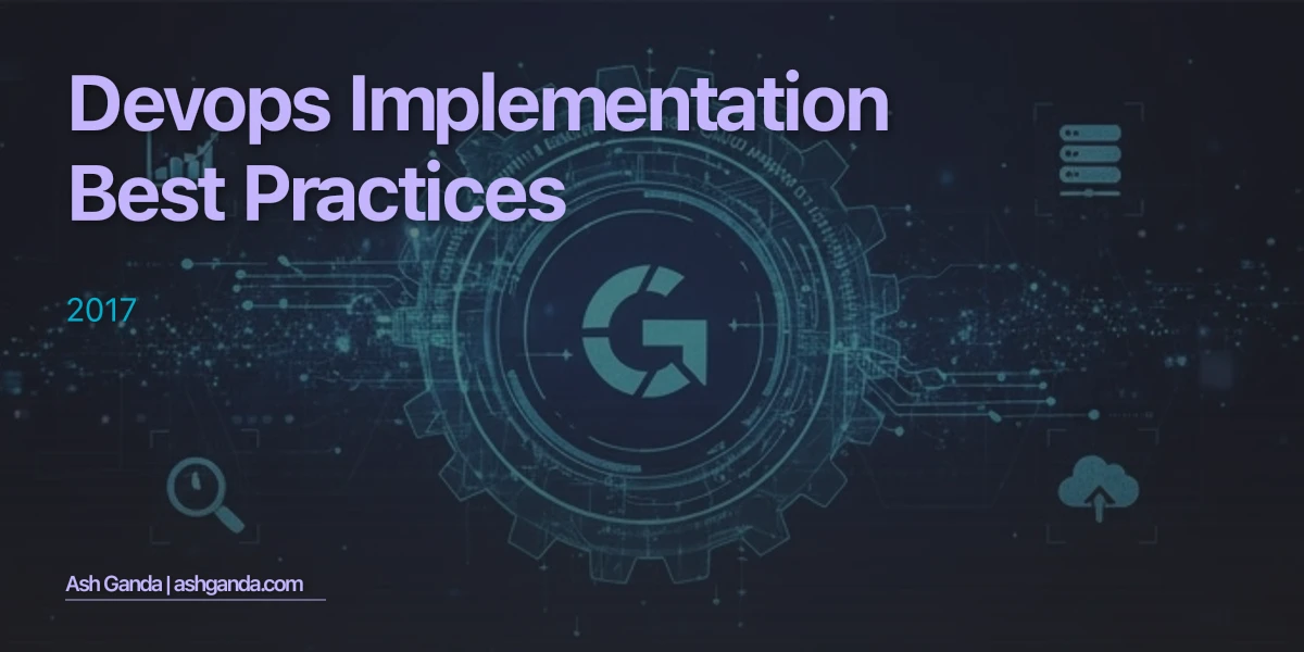DevOps implementation Best Practices 2017