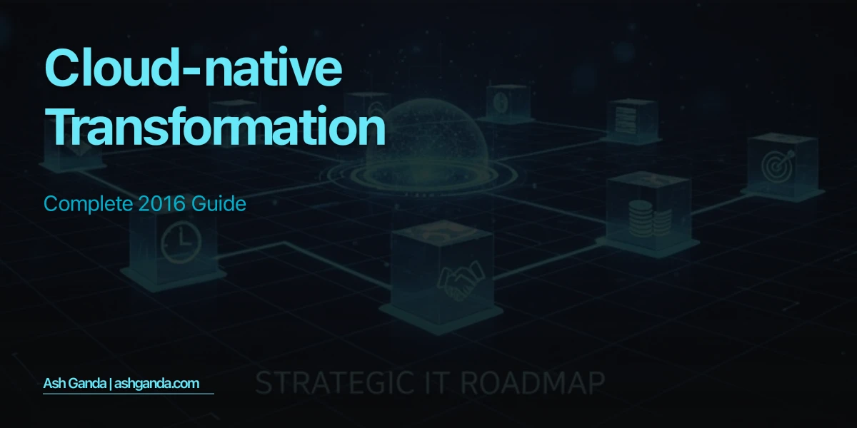 cloud-native transformation: Complete 2016 Guide