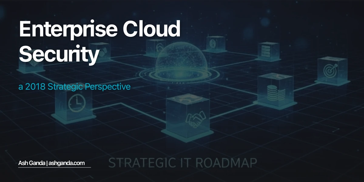 enterprise cloud security: A 2018 Strategic Perspective