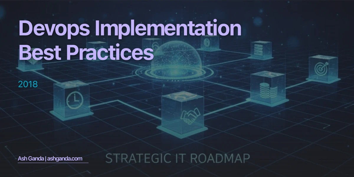 DevOps implementation Best Practices 2018