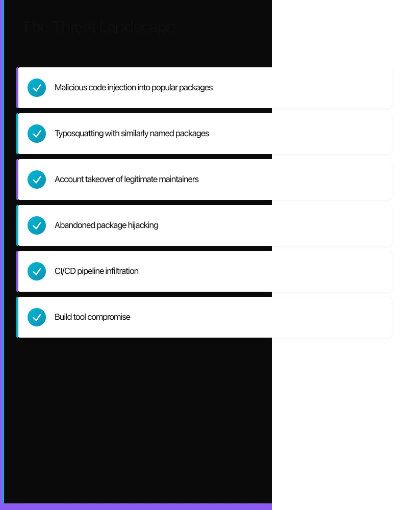 Dependency Security Infographic