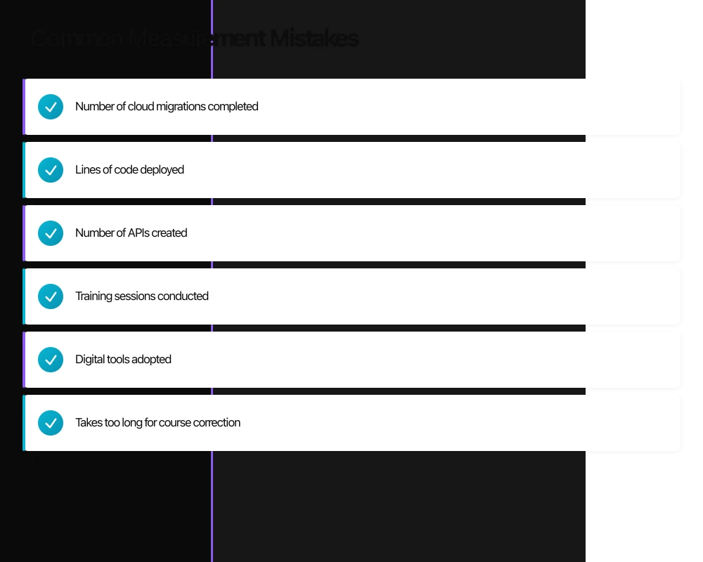 Common Measurement Mistakes Infographic