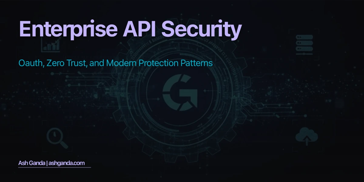 Enterprise API Security: OAuth, Zero Trust, and Modern Protection Patterns