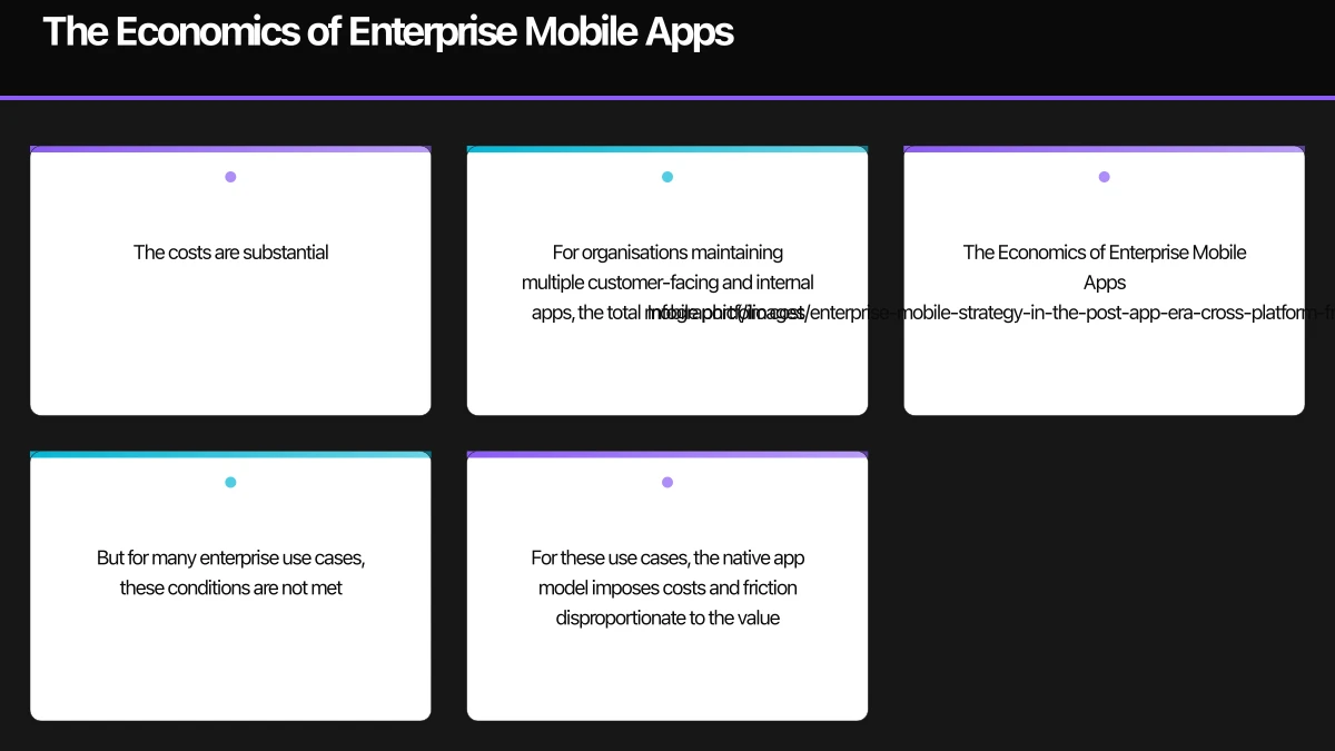 Cross-Platform Frameworks: Pragmatic Native Infographic