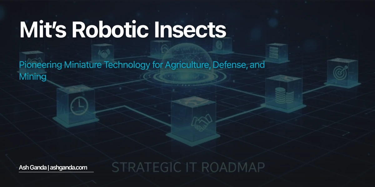 MIT's Robotic Insects: Pioneering Miniature Technology for Agriculture, Defense, and Mining