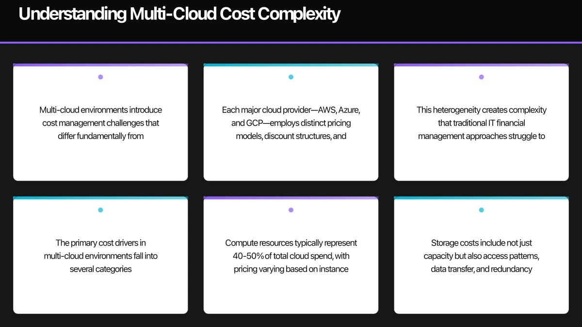 Understanding Multi-Cloud Cost Complexity Infographic