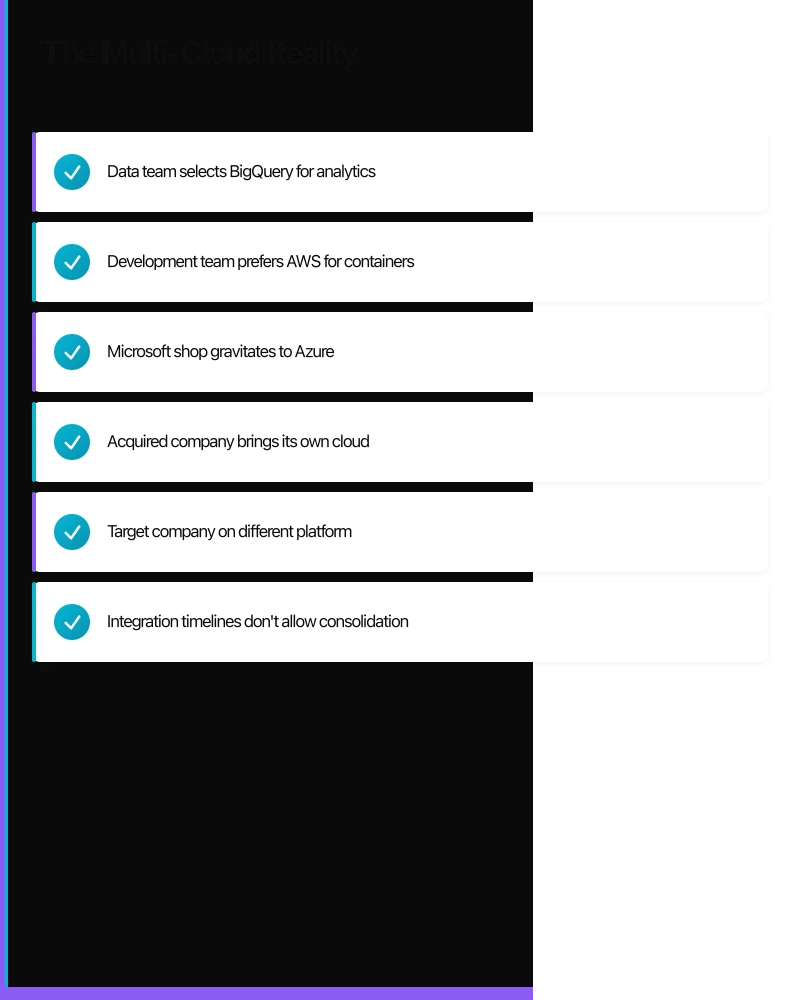 The Multi-Cloud Reality Infographic