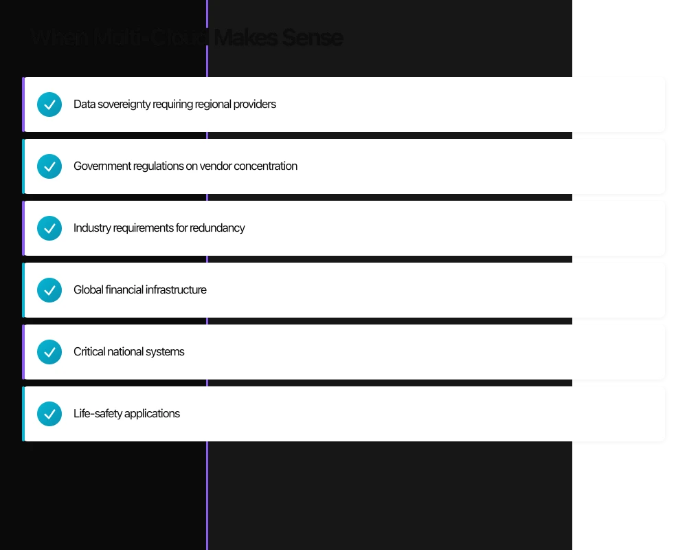 When Multi-Cloud Makes Sense Infographic