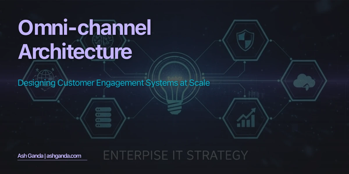Omni-Channel Architecture: Designing Customer Engagement Systems at Scale