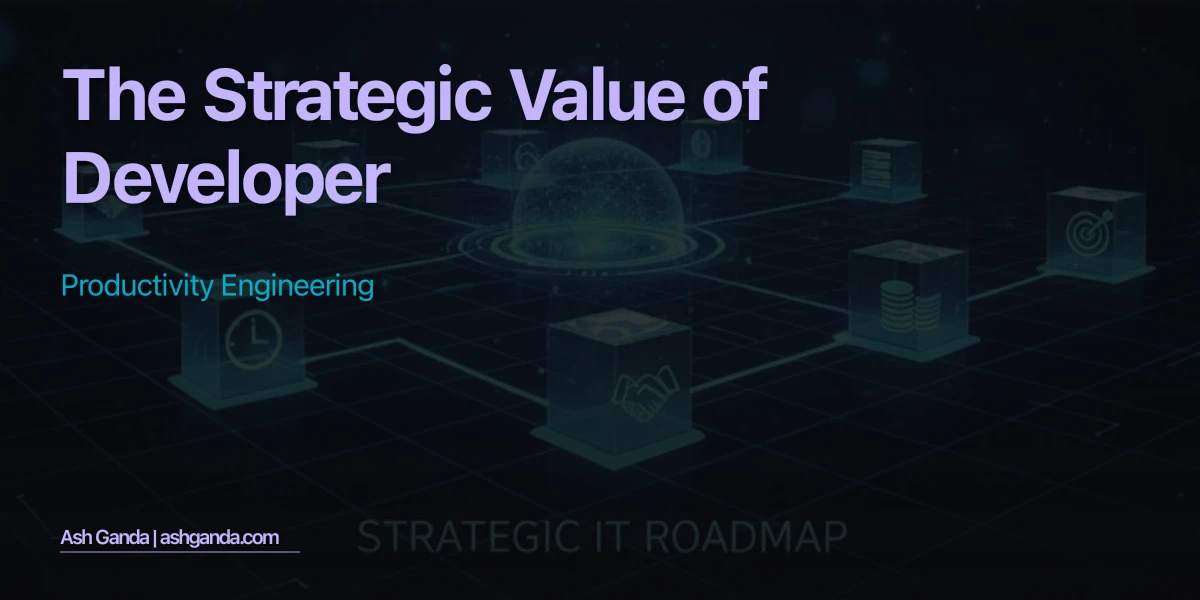 The Strategic Value of Developer Productivity Engineering