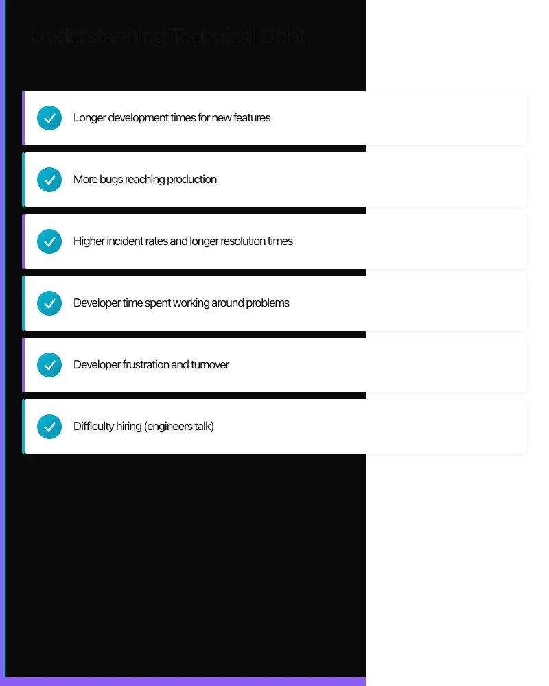 Understanding Technical Debt Infographic