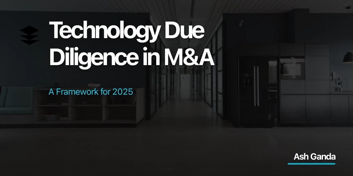 Technology Due Diligence in M&A: A Framework for 2025