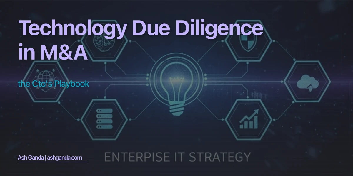 Technology Due Diligence in M&A: The CTO's Playbook