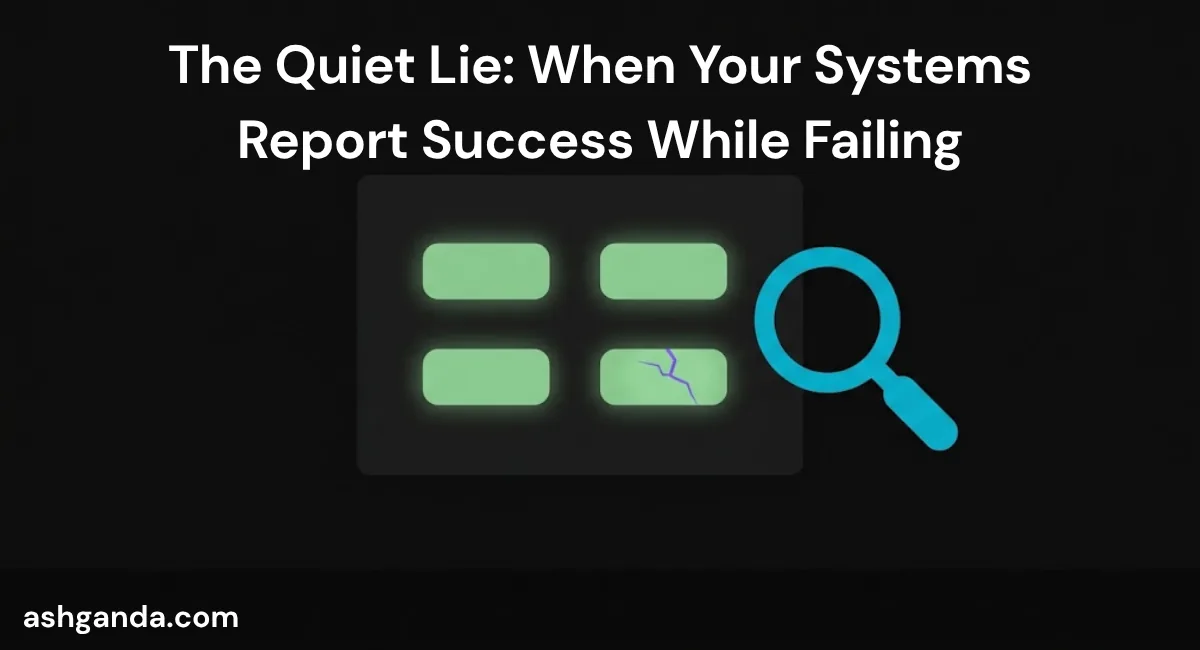 The Quiet Lie: When Your Business Systems Report Success While Failing